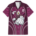 Manly Warringah Sea Eagles Rugby Mascot Hawaiian Shirt Australian Rugby Culture - Tribal Inspired Eagle