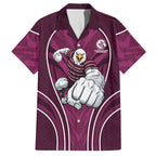 Manly Warringah Sea Eagles Rugby Mascot Hawaiian Shirt Australian Rugby Culture - Tribal Inspired Eagle