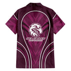 Manly Warringah Sea Eagles Rugby Mascot Hawaiian Shirt Australian Rugby Culture - Tribal Inspired Eagle
