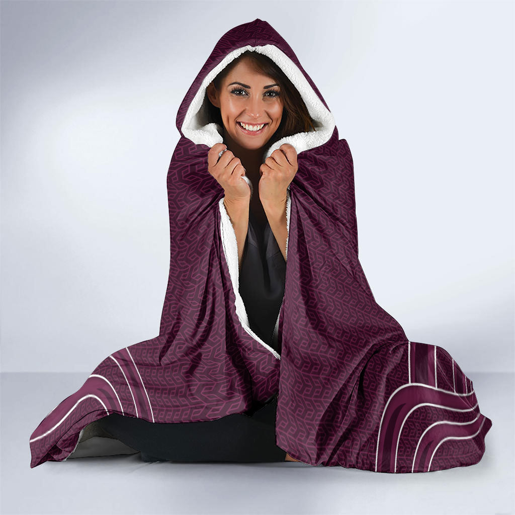 Manly Warringah Sea Eagles Rugby Mascot Hooded Blanket Australian Rugby Culture - Tribal Inspired Eagle