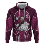 Manly Warringah Sea Eagles Rugby Mascot Hoodie Australian Rugby Culture - Tribal Inspired Eagle