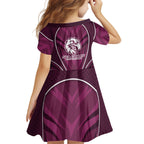 Manly Warringah Sea Eagles Rugby Mascot Kid Short Sleeve Dress Australian Rugby Culture - Tribal Inspired Eagle