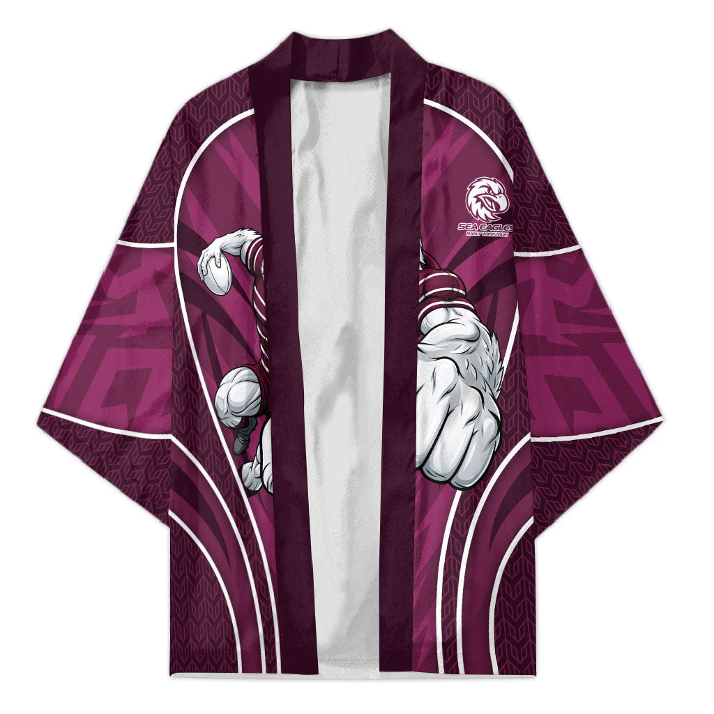 Manly Warringah Sea Eagles Rugby Mascot Kimono Australian Rugby Culture - Tribal Inspired Eagle