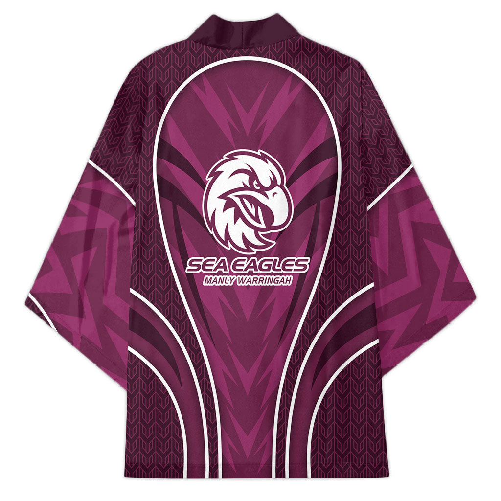 Manly Warringah Sea Eagles Rugby Mascot Kimono Australian Rugby Culture - Tribal Inspired Eagle