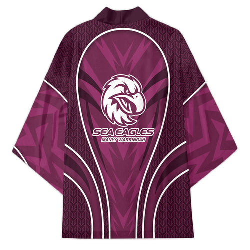Manly Warringah Sea Eagles Rugby Mascot Kimono Australian Rugby Culture - Tribal Inspired Eagle