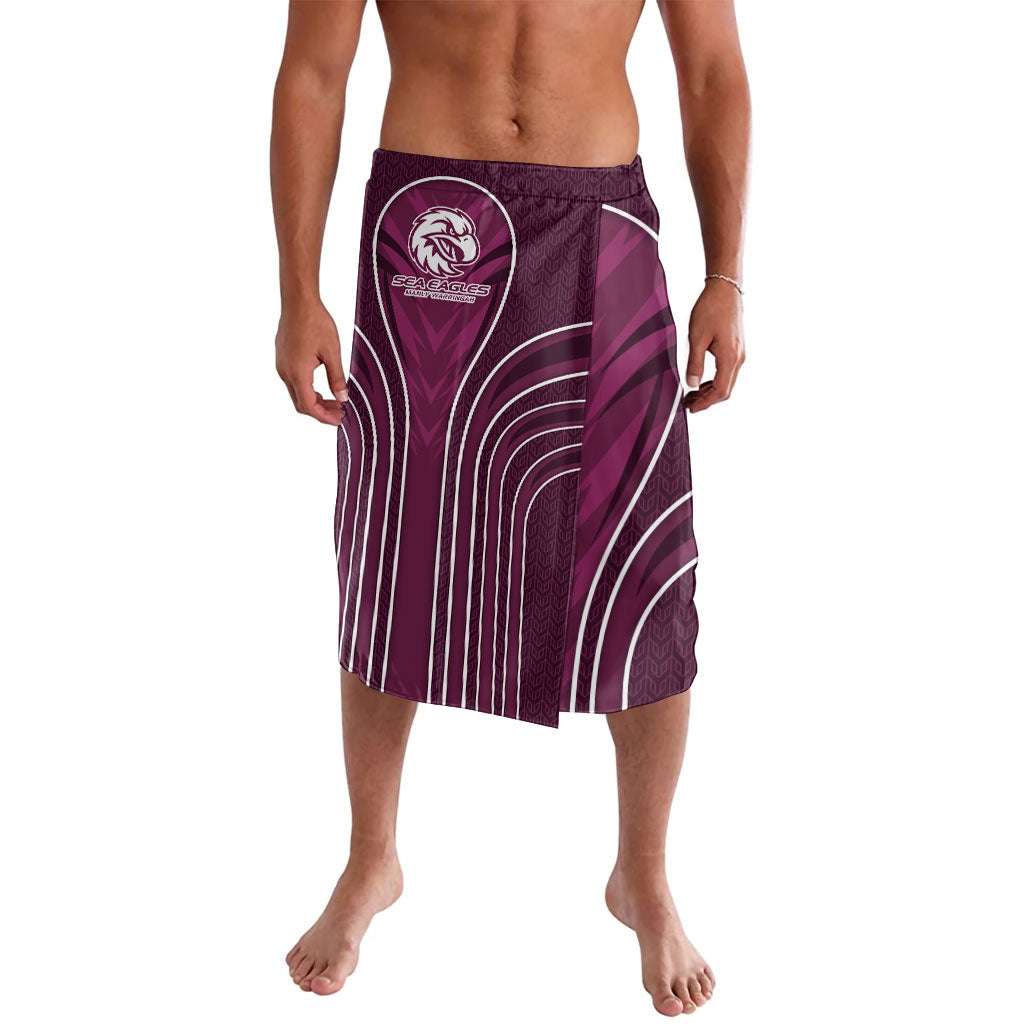 Manly Warringah Sea Eagles Rugby Mascot Lavalava Australian Rugby Culture - Tribal Inspired Eagle