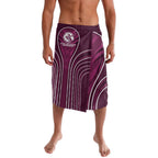 Manly Warringah Sea Eagles Rugby Mascot Lavalava Australian Rugby Culture - Tribal Inspired Eagle