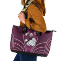 Manly Warringah Sea Eagles Rugby Mascot Leather Tote Bag Australian Rugby Culture - Tribal Inspired Eagle