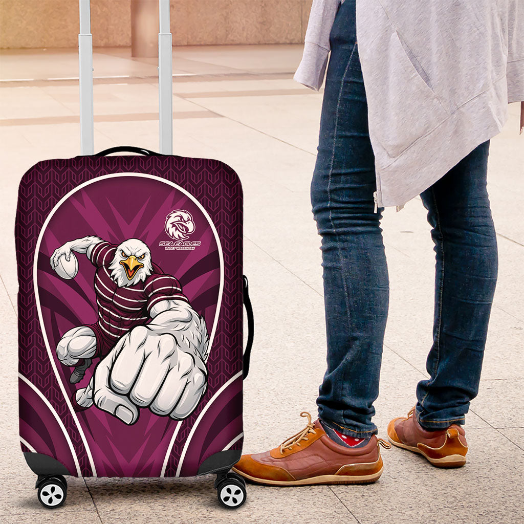 Manly Warringah Sea Eagles Rugby Mascot Luggage Cover Australian Rugby Culture - Tribal Inspired Eagle