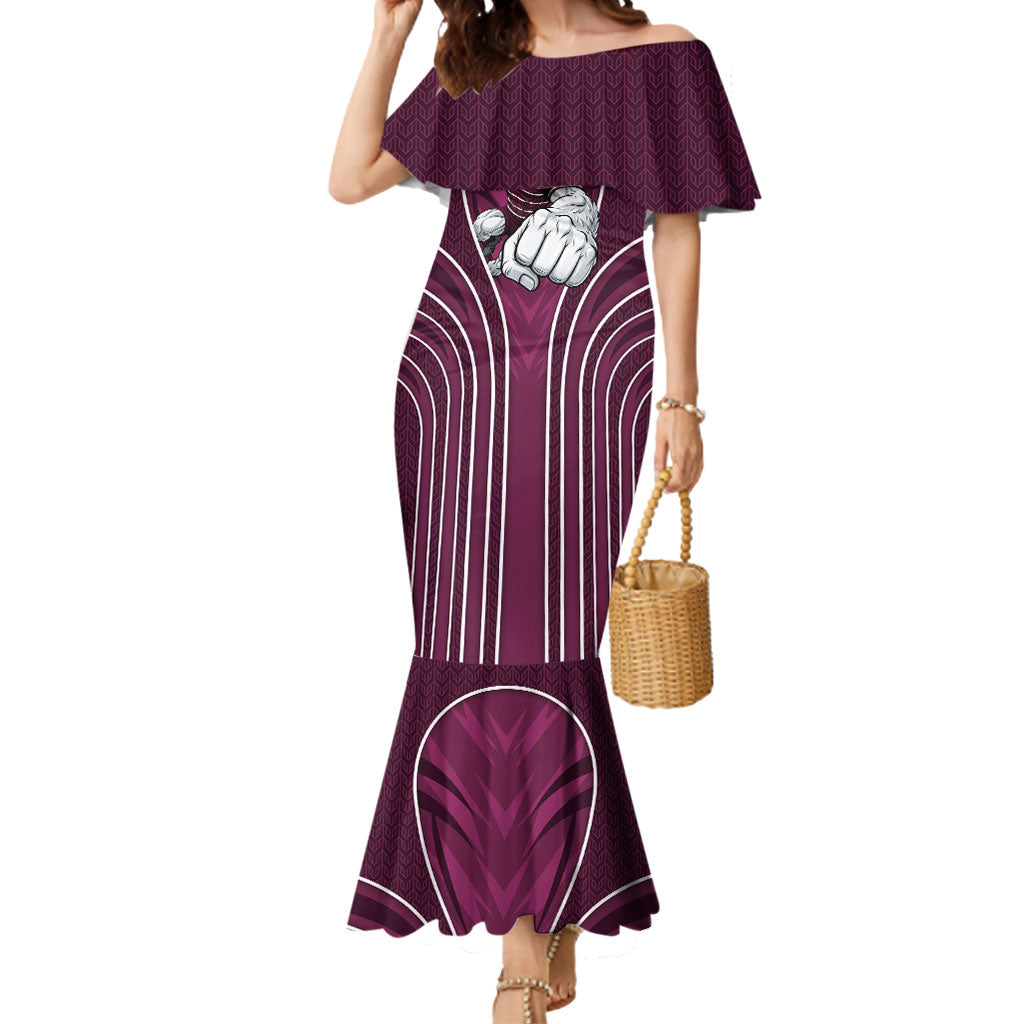 Manly Warringah Sea Eagles Rugby Mascot Mermaid Dress Australian Rugby Culture - Tribal Inspired Eagle