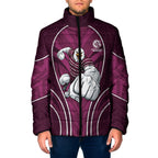 Manly Warringah Sea Eagles Rugby Mascot Padded Jacket Australian Rugby Culture - Tribal Inspired Eagle