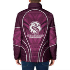 Manly Warringah Sea Eagles Rugby Mascot Padded Jacket Australian Rugby Culture - Tribal Inspired Eagle