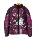 Manly Warringah Sea Eagles Rugby Mascot Padded Jacket Australian Rugby Culture - Tribal Inspired Eagle