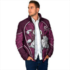 Manly Warringah Sea Eagles Rugby Mascot Padded Jacket Australian Rugby Culture - Tribal Inspired Eagle