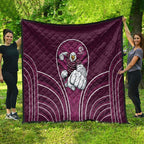 Manly Warringah Sea Eagles Rugby Mascot Quilt Australian Rugby Culture - Tribal Inspired Eagle