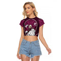 Manly Warringah Sea Eagles Rugby Mascot Raglan Cropped T Shirt Australian Rugby Culture - Tribal Inspired Eagle
