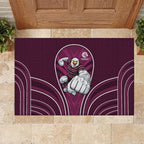 Manly Warringah Sea Eagles Rugby Mascot Rubber Doormat Australian Rugby Culture - Tribal Inspired Eagle