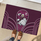 Manly Warringah Sea Eagles Rugby Mascot Rubber Doormat Australian Rugby Culture - Tribal Inspired Eagle