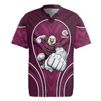 Manly Warringah Sea Eagles Rugby Mascot Rugby Jersey Australian Rugby Culture - Tribal Inspired Eagle