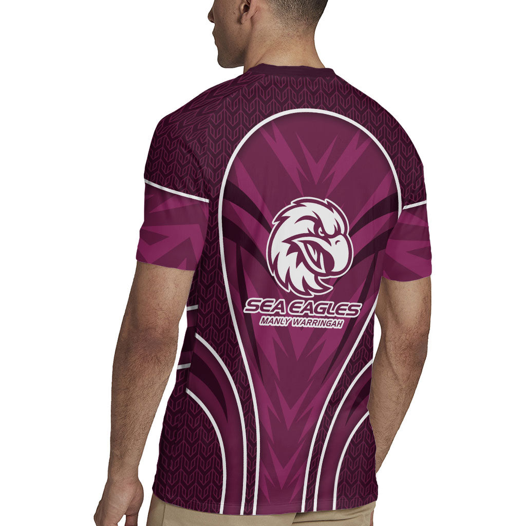 Manly Warringah Sea Eagles Rugby Mascot Rugby Jersey Australian Rugby Culture - Tribal Inspired Eagle