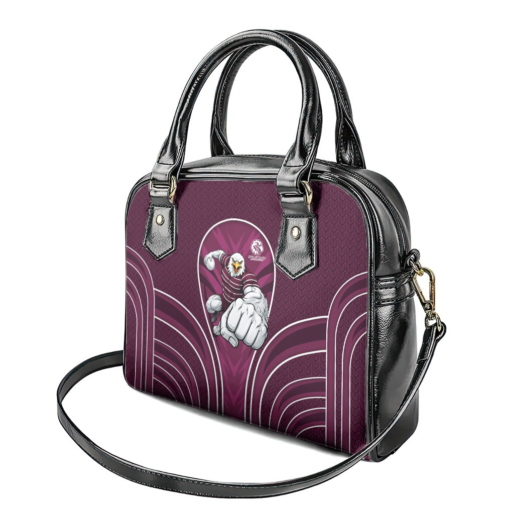Manly Warringah Sea Eagles Rugby Mascot Shoulder Handbag Australian Rugby Culture - Tribal Inspired Eagle