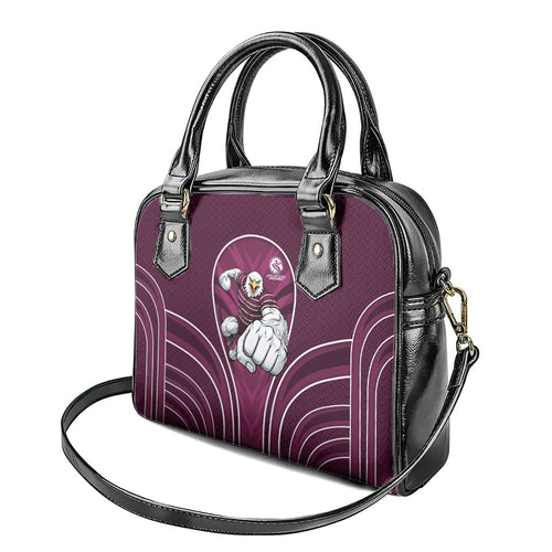 Manly Warringah Sea Eagles Rugby Mascot Shoulder Handbag Australian Rugby Culture - Tribal Inspired Eagle