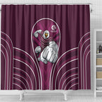 Manly Warringah Sea Eagles Rugby Mascot Shower Curtain Australian Rugby Culture - Tribal Inspired Eagle
