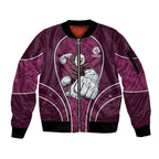 Manly Warringah Sea Eagles Rugby Mascot Sleeve Zip Bomber Jacket Australian Rugby Culture - Tribal Inspired Eagle