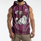 Manly Warringah Sea Eagles Rugby Mascot Sleeveless Hoodie Australian Rugby Culture - Tribal Inspired Eagle