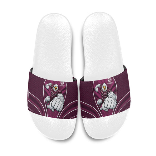 Manly Warringah Sea Eagles Rugby Mascot Slide Sandals Australian Rugby Culture - Tribal Inspired Eagle