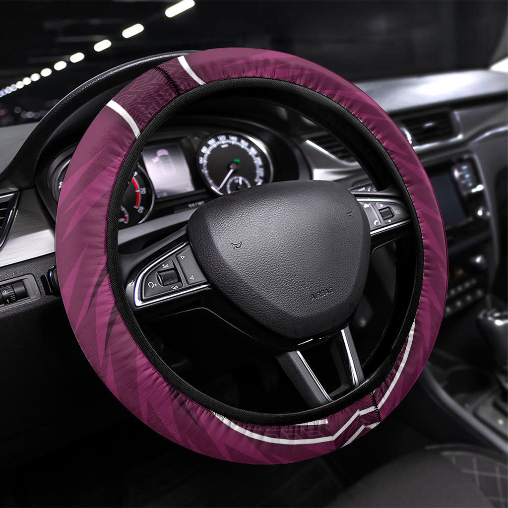 Manly Warringah Sea Eagles Rugby Mascot Steering Wheel Cover Australian Rugby Culture - Tribal Inspired Eagle