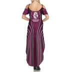 Manly Warringah Sea Eagles Rugby Mascot Summer Maxi Dress Australian Rugby Culture - Tribal Inspired Eagle