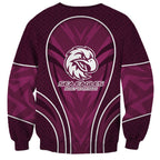Manly Warringah Sea Eagles Rugby Mascot Sweatshirt Australian Rugby Culture - Tribal Inspired Eagle