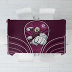 Manly Warringah Sea Eagles Rugby Mascot Tablecloth Australian Rugby Culture - Tribal Inspired Eagle