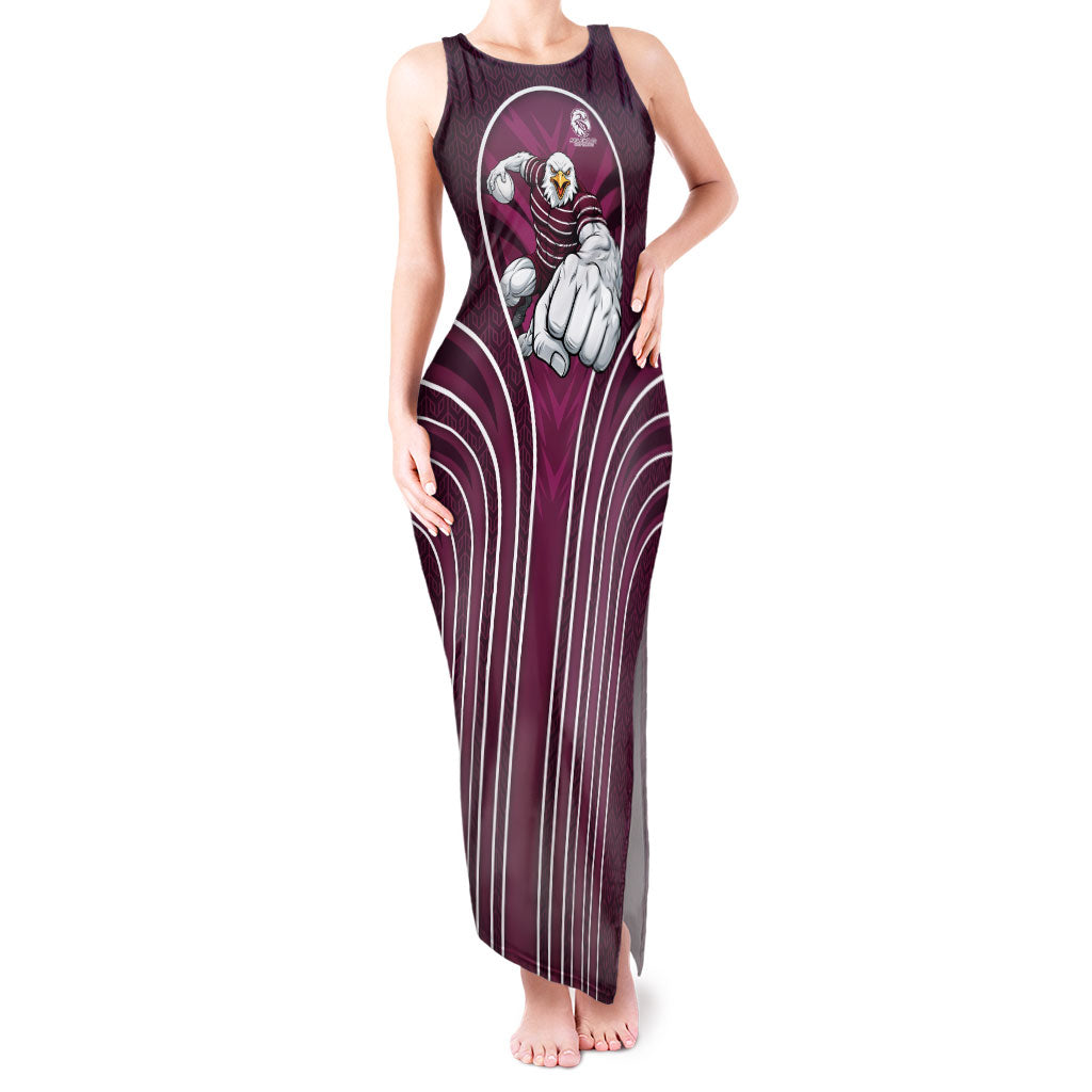 Manly Warringah Sea Eagles Rugby Mascot Tank Maxi Dress Australian Rugby Culture - Tribal Inspired Eagle