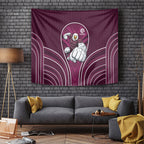 Manly Warringah Sea Eagles Rugby Mascot Tapestry Australian Rugby Culture - Tribal Inspired Eagle