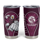 Manly Warringah Sea Eagles Rugby Mascot Tumbler Cup Australian Rugby Culture - Tribal Inspired Eagle