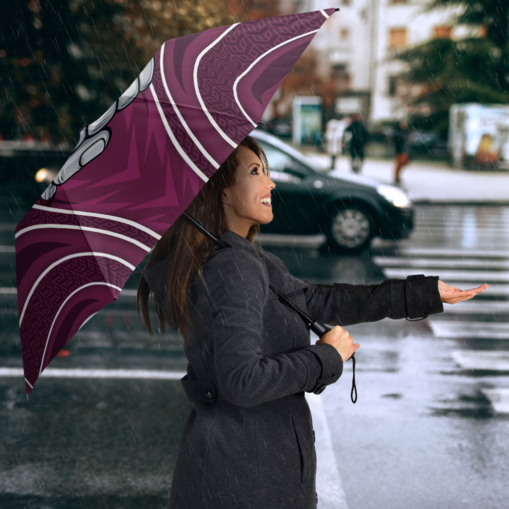Manly Warringah Sea Eagles Rugby Mascot Umbrella Australian Rugby Culture - Tribal Inspired Eagle