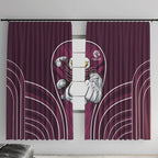Manly Warringah Sea Eagles Rugby Mascot Window Curtain Australian Rugby Culture - Tribal Inspired Eagle