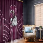 Manly Warringah Sea Eagles Rugby Mascot Window Curtain Australian Rugby Culture - Tribal Inspired Eagle