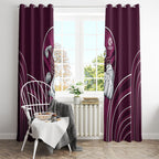 Manly Warringah Sea Eagles Rugby Mascot Window Curtain Australian Rugby Culture - Tribal Inspired Eagle