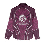 Manly Warringah Sea Eagles Rugby Mascot Women Casual Shirt Australian Rugby Culture - Tribal Inspired Eagle