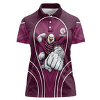 Manly Warringah Sea Eagles Rugby Mascot Women Polo Shirt Australian Rugby Culture - Tribal Inspired Eagle