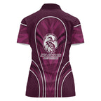 Manly Warringah Sea Eagles Rugby Mascot Women Polo Shirt Australian Rugby Culture - Tribal Inspired Eagle