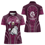 Manly Warringah Sea Eagles Rugby Mascot Women Polo Shirt Australian Rugby Culture - Tribal Inspired Eagle