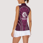 Manly Warringah Sea Eagles Rugby Mascot Women Sleeveless Polo Shirt Australian Rugby Culture - Tribal Inspired Eagle