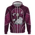 Manly Warringah Sea Eagles Rugby Mascot Zip Hoodie Australian Rugby Culture - Tribal Inspired Eagle