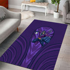 Melbourne Storm Rugby Mascot Area Rug Australian Rugby Culture - Tribal Inspired Superhero