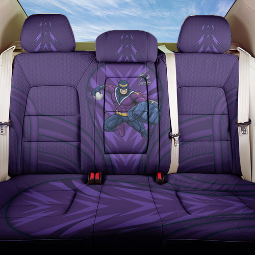 Melbourne Storm Rugby Mascot Back Car Seat Cover Australian Rugby Culture - Tribal Inspired Superhero