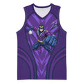 Melbourne Storm Rugby Mascot Basketball Jersey Australian Rugby Culture - Tribal Inspired Superhero